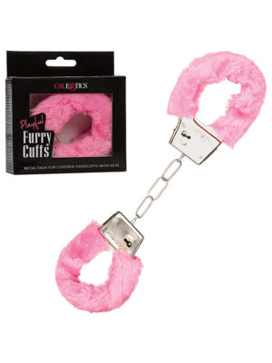 Playful Furry Cuffs - Pink