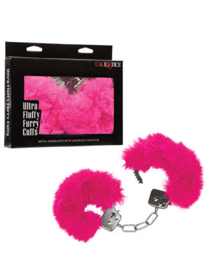 Ultra Fluffy Furry Cuffs - Pink