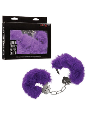Ultra Fluffy Furry Cuffs - Purple