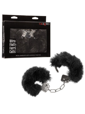Ultra Fluffy Furry Cuffs - Black