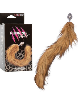 Running Wild Brown Tail Metallic Anal Probe