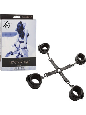 Nocturnal Collection Adjustable Hog Tie - Black