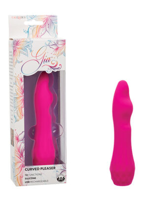 Gia Curved Pleaser - Pink