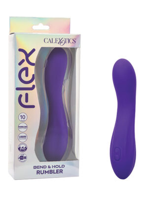 Flex Bend & Hold Rumbler G-Spot Massager - Purple