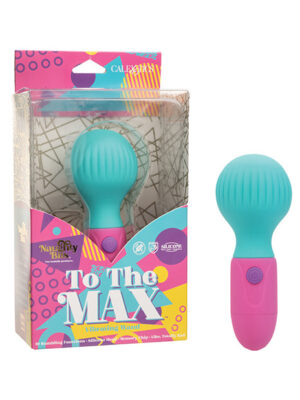 Naughty Bits to the Max Vibrating Wand - Multicolor