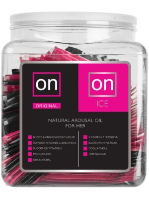 ON for Her Arousal Gel Single Use Ampule Tub - Original & Ice Tub of 75