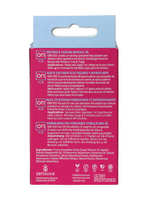 ON Ice Buzzing & Cooling Female Arousal Oil Medium Box - 5 ml Bottle