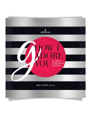 G How I Adore You G-Spot Enhancement Cream - 6 ml Single Use Pillow Packet