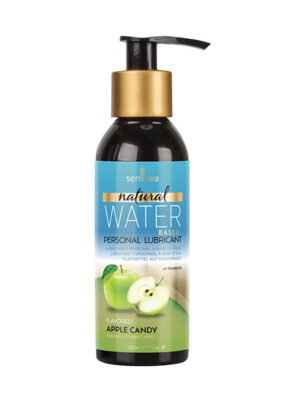 Sensuva Natural Water Based Personal Moisturizer - 4.23 oz Apple Candy