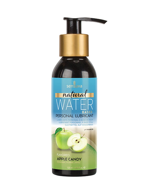 Sensuva Natural Water Based Personal Moisturizer – 4.23 oz Apple Candy