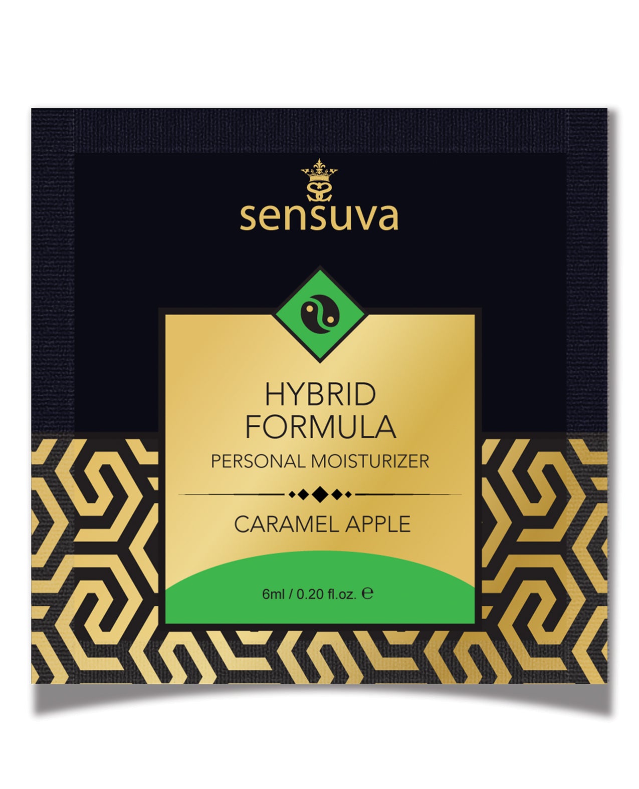 Sensuva Hybrid Personal Moisturizer Single Use Packet - 6 ml Caramel Apple - Image 3