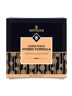 Sensuva Ultra Thick Hybrid Personal Moisturizer Single Use Packet - 6 ml Unscented