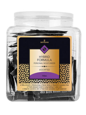 Sensuva Hybrid Personal Moisturizer Tub - Asst. Tub of 100
