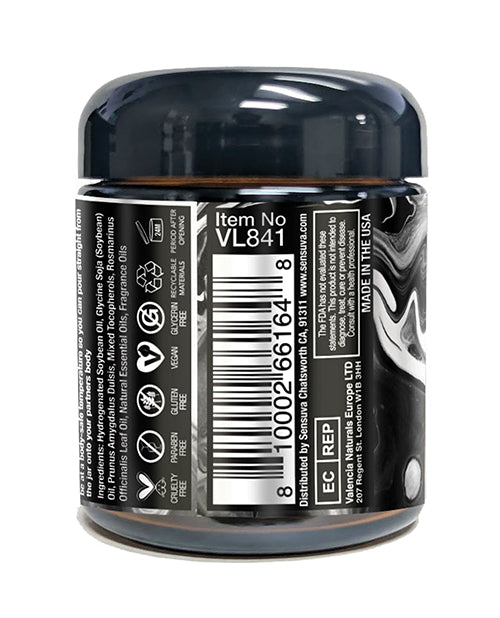 Sensuva Hero Dark Temptation Luxury Candle - 4 oz Ocean & Forest - Image 2