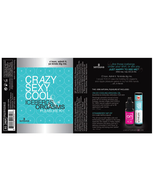 Sensuva Crazy Sexy Cool Icebergs & Orgasms Pleasure Kit - Image 2
