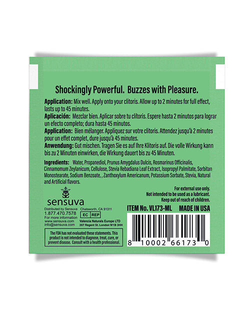 ON For Her Arousal Gel Single Use Packet – 6 ml Spearmint