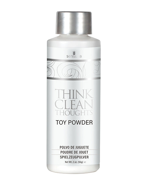 Sensuva Think Clean Thoughts Toy Powder – 2 oz Bottle