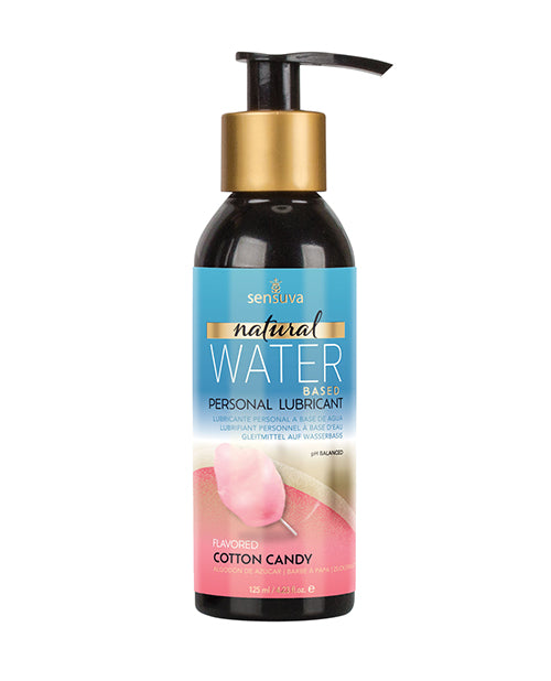 Sensuva Natural Water Based Personal Moisturizer – 4.23 oz Cotton Candy