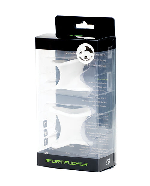 Sport Fucker Ergonomic Ball Stretcher Kit – White