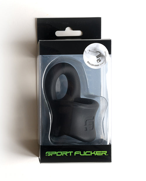 Sport Fucker Silicone Baller Ring – Black
