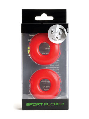 Sport Fucker Stacker Rings - Red