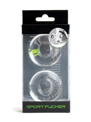 Sport Fucker Stacker Rings - Clear