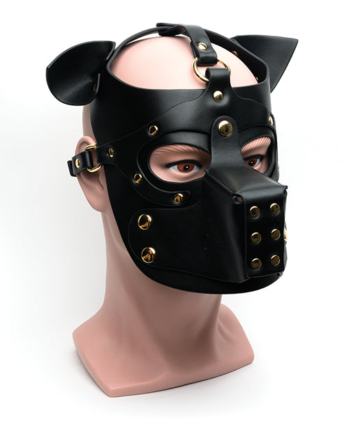 665 Bondage Pup Hood – O/S Black
