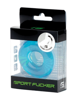 Sport Fucker Chubby Cockring - Ice Blue