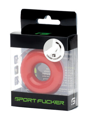 Sport Fucker Chubby Cockring - Red