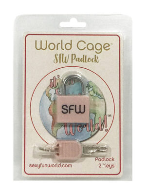 World Cage SFW Padlock w/2 Keys