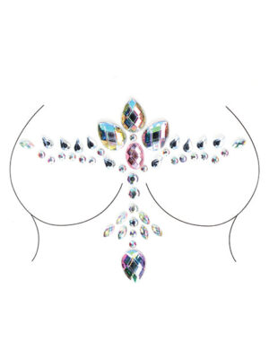 Shots Bliss Dazzling Cleavage Bling Sticker O/S