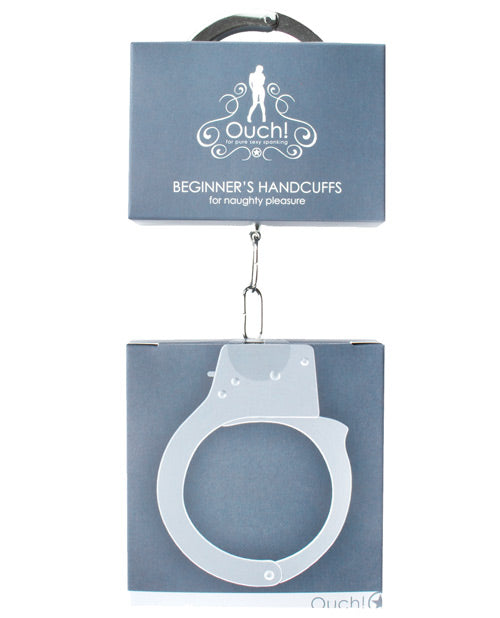 Shots Ouch Beginner’s Handcuffs – Metal