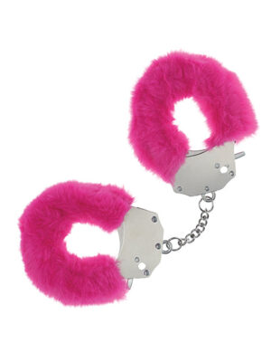 Shots Ouch! Heavy-duty Fluffy Handcuffs - Pink