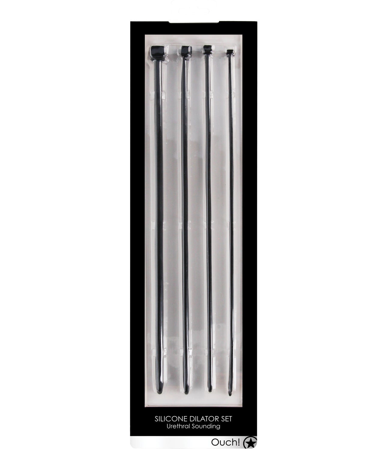 Shots Ouch Urethral Sounding Dilator Set – Black