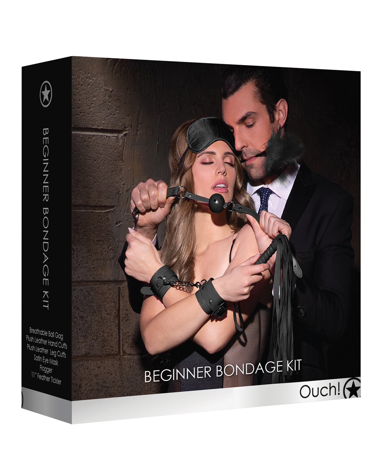 Shots Ouch Beginner’s Bondage Kit – Black