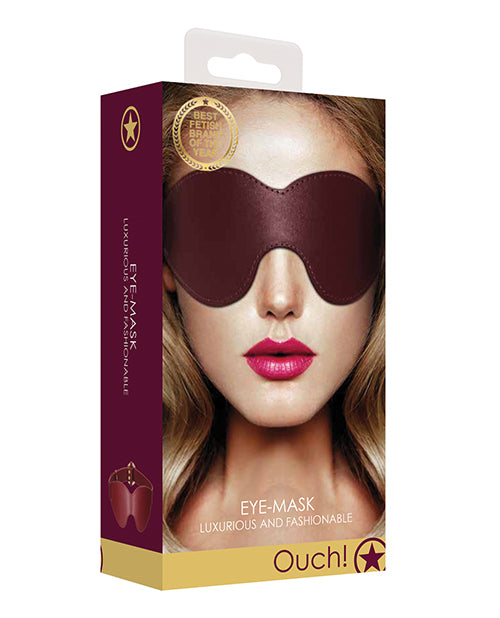 Shots Ouch Halo Eyemask – Burgundy