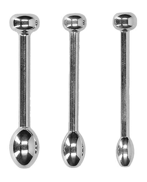 Shots Ouch Urethral Sounding Metal Plug Set - 49/50 mm - Image 8
