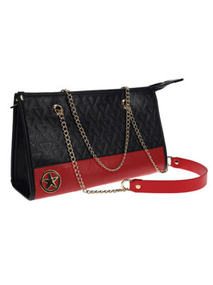 Shots Ouch! Milan Collection Bondage Kit w/Bag - Black/Red