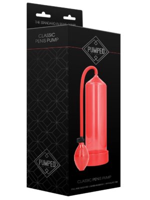 Shots Pumped Classic Penis Pump - Red