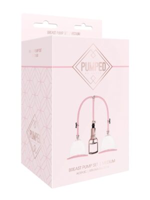 Shots Pumped Breast Pump Set - Medium Rose Gold