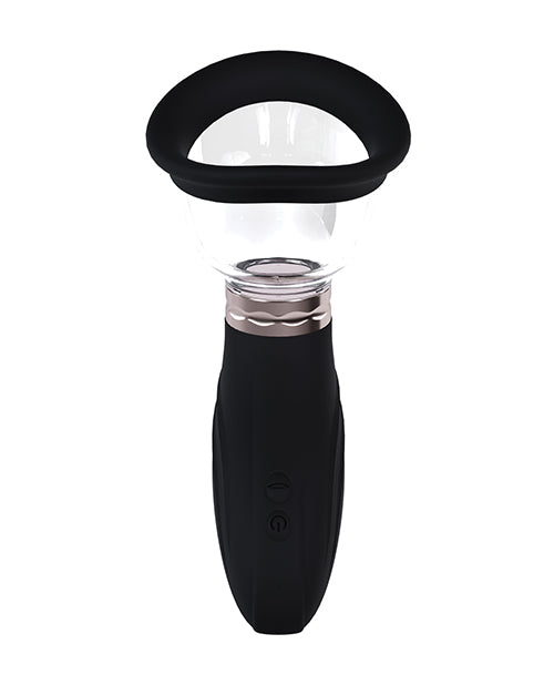 Shots Pumped Delightful Clitoral, Nipple & Breast Pump – Black