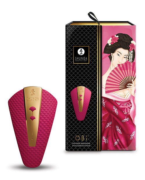 Shunga Obi Intimate Massager – Raspberry