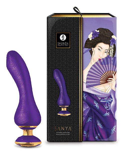 Shunga Sanya Intimate Massager - Purple - Image 4