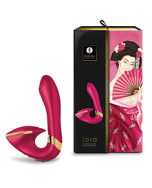 Shunga Soyo Intimate Massager – Raspberry