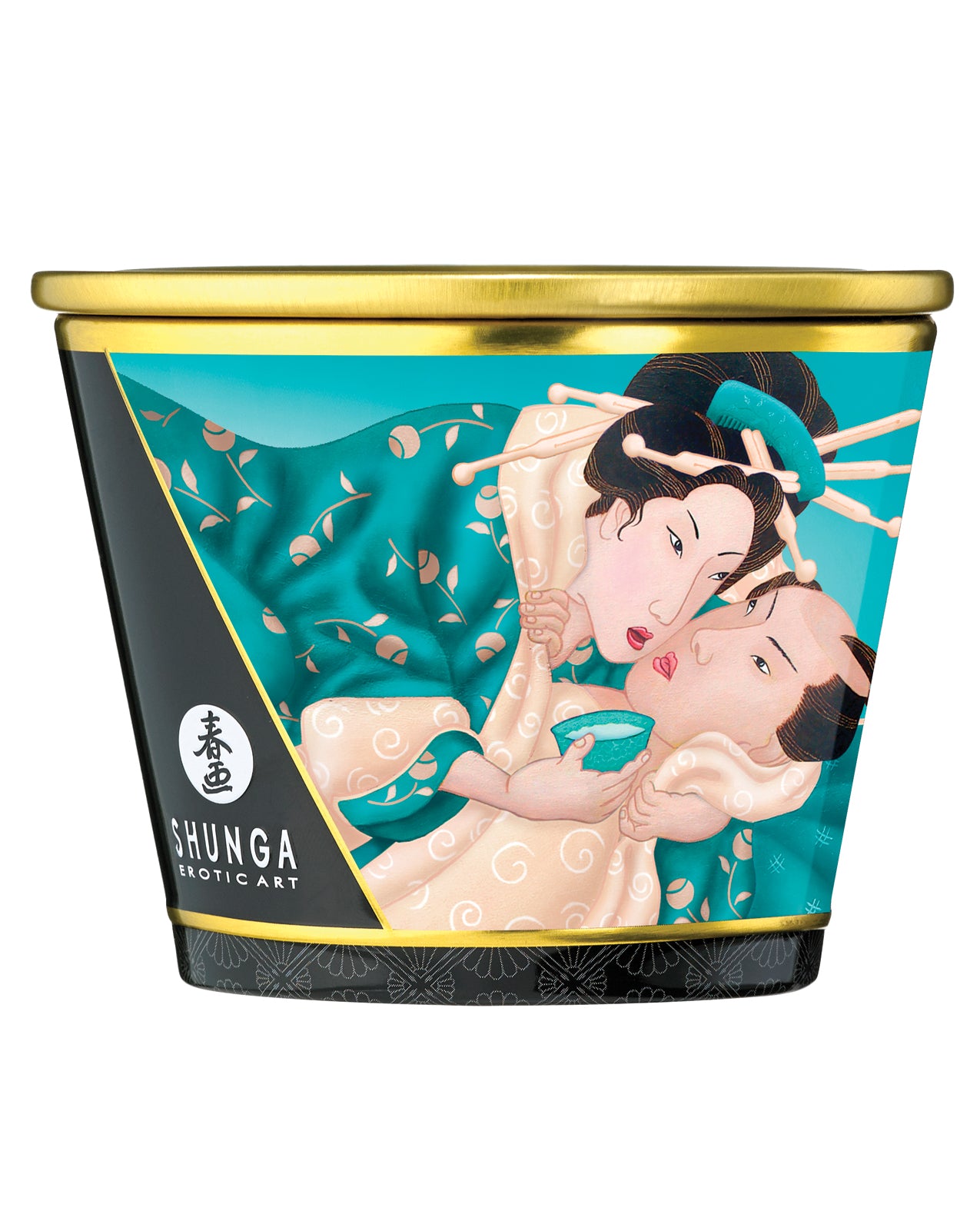 Shunga Massage Candle - 5.7 oz Island Blossoms - Image 9