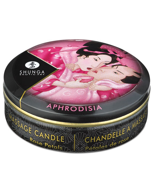 Shunga Aphrodisia Mini Candlelight Massage Candle - 1 oz Roses - Image 6