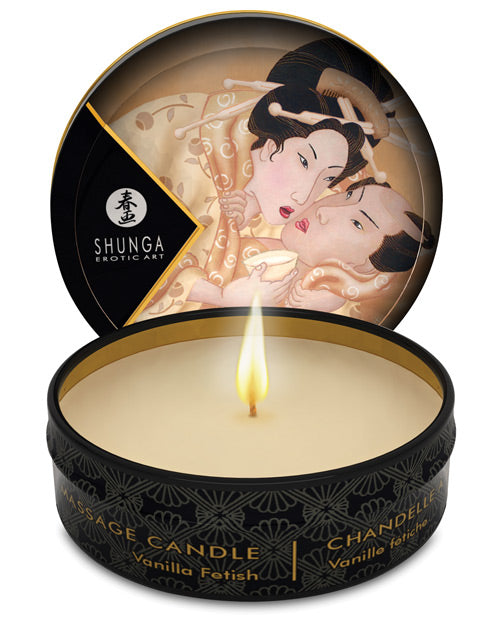 Shunga Desire Mini Candlelight Massage Candle - 1 oz Vanilla - Image 3