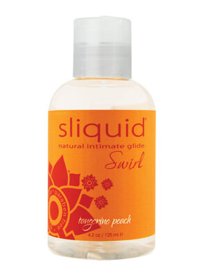 Sliquid Naturals Swirl Lubricant - 4.2 oz Tangerine Peach