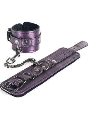 Spartacus Galaxy Legend Faux Leather Wrist Restraints - Purple