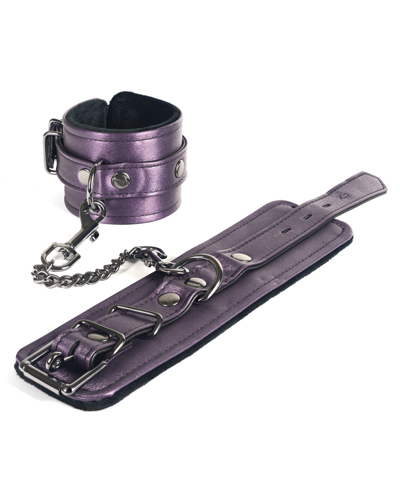 Spartacus Galaxy Legend Faux Leather Wrist Restraints – Purple